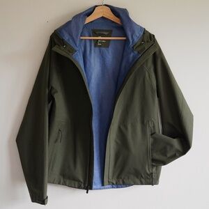 Men's M All in Motion Zip Up Hoodie Raincoat in Green